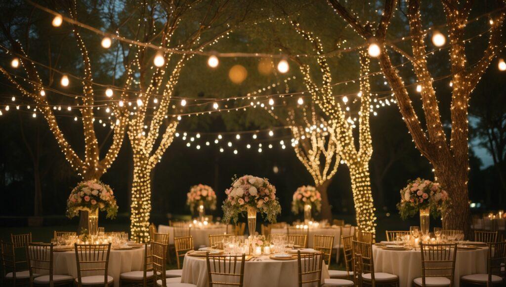 Outdoor Wedding Lighting